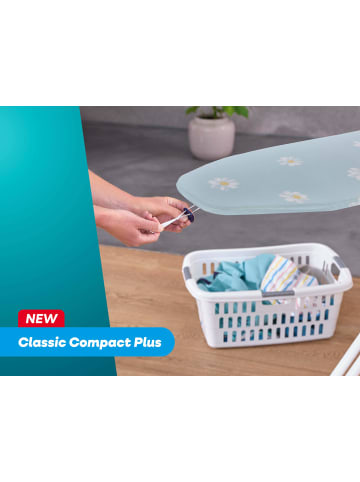 Leifheit  Bügeltisch Classic M Compact Plus weiß blau gelb 141,0 x 40,0 x 139,0 cm
