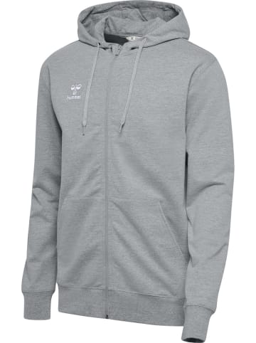 Hummel Trainingsjacke "Hmlgo 2.0 Zip Hoodie" in Grau