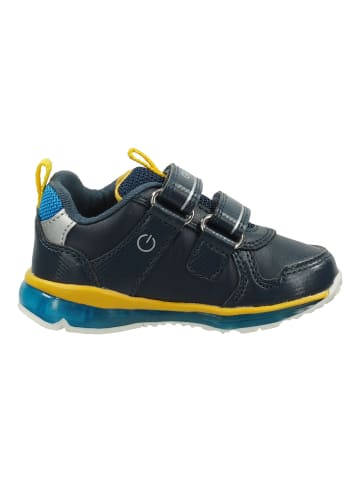 Geox Sneaker in Navy/Gelb