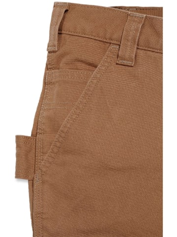 CARHARTT  Arbeitshose "Stretch Dungaree 103339" in Braun