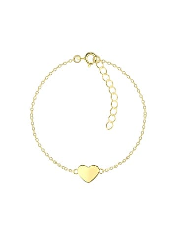 Alexander York Armband HERZ in Gold aus 925 Sterling Silber in gold