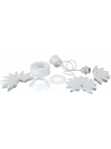 näve Pendelleuchte "LOTUS" in weiß - (L)47 cm x (B)47 cm x (H)135 cm