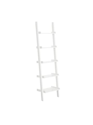 SoBuy Leiterregal in Reinweiß - (W) 34 x (H) 190 x (L) 56 cm