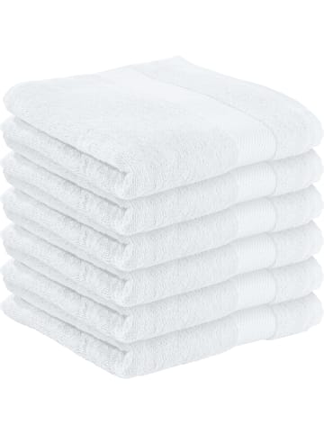 Erwin Müller Frottier Handtuch 6er-Pack Sindelfingen in weiß