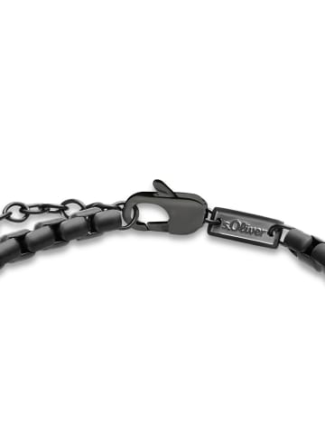 s.Oliver Armband Round Basic in schwarz