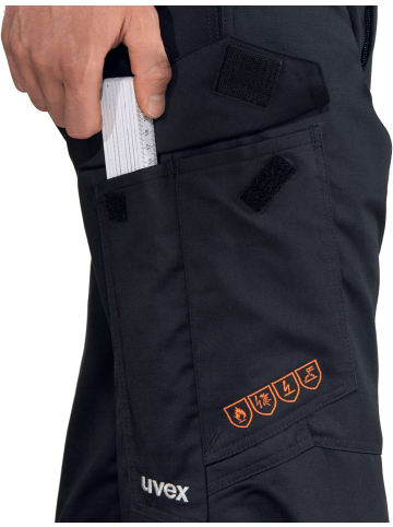 Uvex Arbeitshose in Schwarz