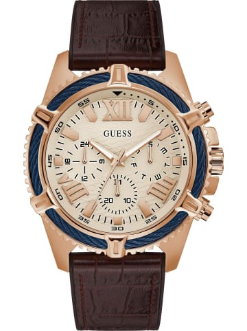 Guess Analoguhr für Herren in braun