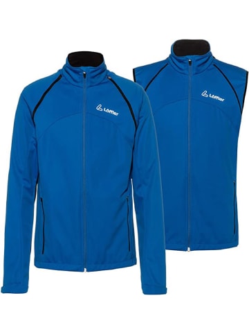 Löffler Jacke Zip-Off Jacke WS Softshell in Blau