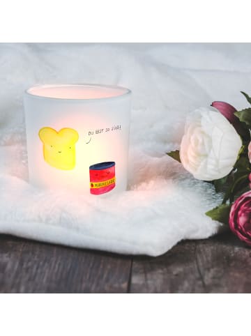 Mr. & Mrs. Panda Kerze Toast Marmelade ohne Spruch in Transparent