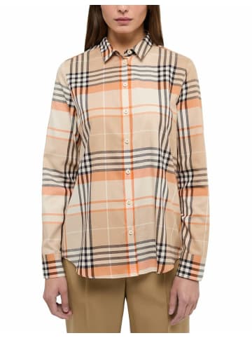 Eterna Gemusterte Hemd für Damen in beige