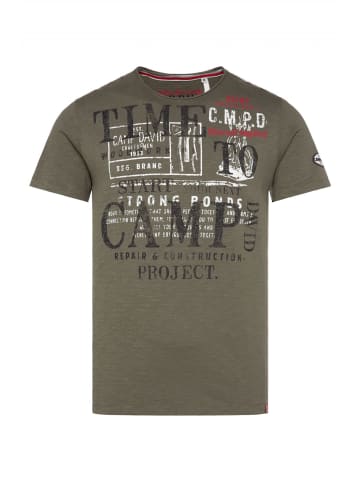 CAMP DAVID  T-Shirt 'The Craftsmen' in grün