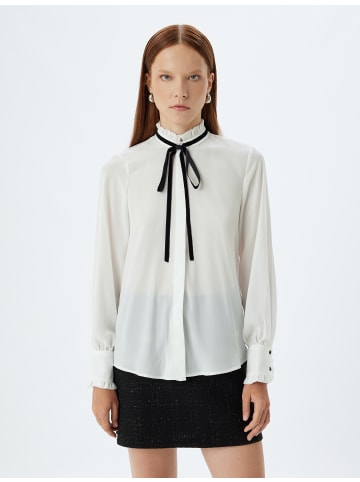 KOTON Shirt in Grauweiß