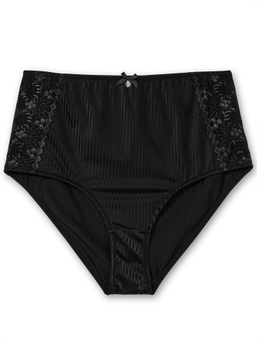 sheego Slip in schwarz + schwarz