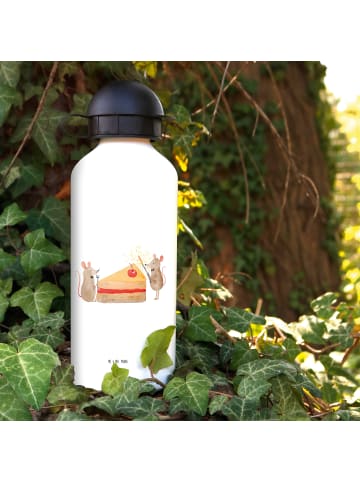 Mr. & Mrs. Panda Kindertrinkflasche Mäuse Kuchen ohne Spruch in Weiß