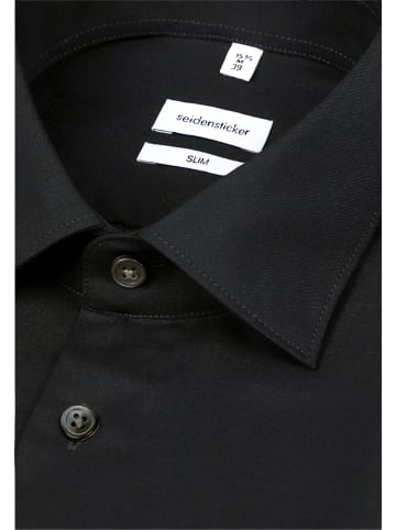 Seidensticker Business Hemd Slim in Dunkelblau