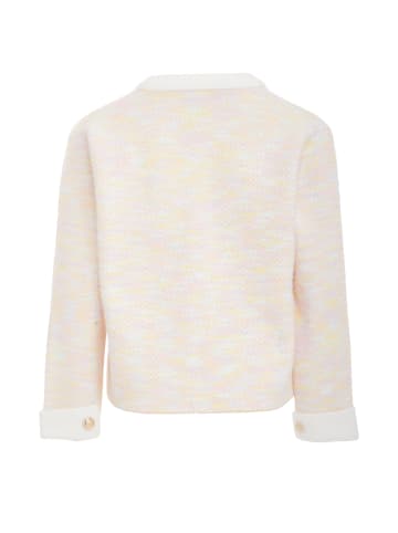 VIRITA Women Strickjacke in Wollweiss Mehrfarbig