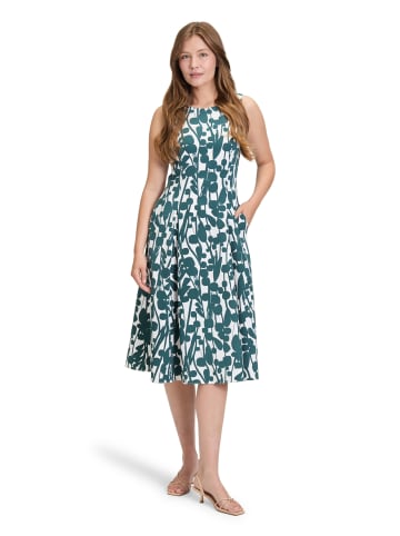 Vera Mont Cocktailkleid mit Print in Cream/Dark Green