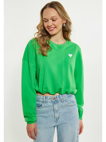 myMo Damen Sweatshirt in Grün