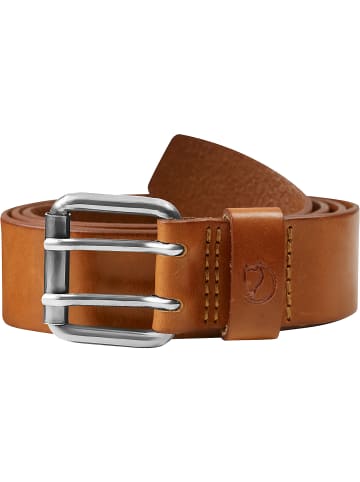 FJÄLLRÄVEN Ledergürtel Singi Two-pin Belt in Cognac