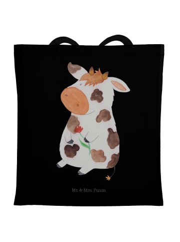 Mr. & Mrs. Panda Schultasche Kuh ohne Spruch in Schwarz