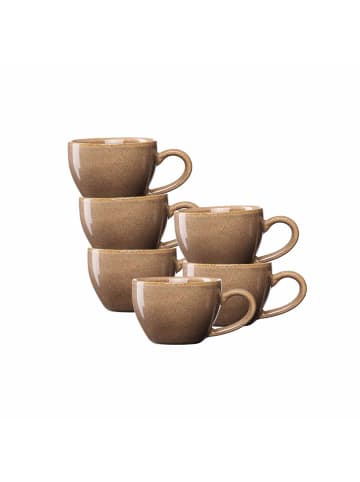 Ritzenhoff & Breker 6er Set Espressotassen Sahara 100 ml in Hellbraun