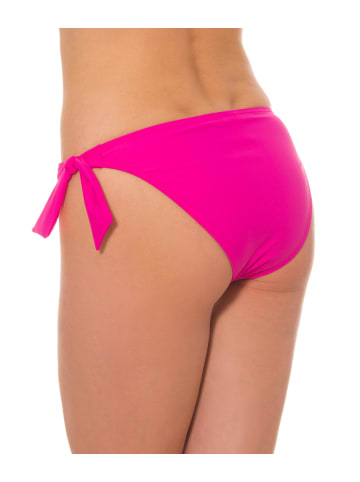Aquarti Damen Bikinihose seitlich zum Binden in schönen Unifarben in pink