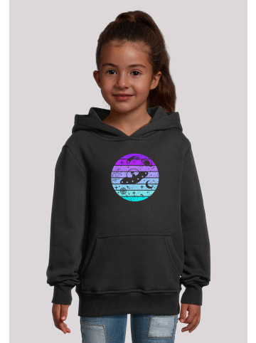 F4NT4STIC Hoodie Retro Alien Space Sunset in schwarz