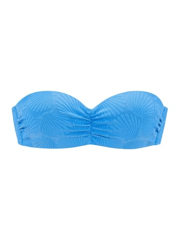 s.Oliver Bügel-Bandeau-Bikini-Top in blau