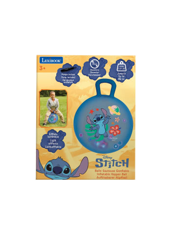 Lexibook Disney Stitch Elektronischer Hüpfball 45 cm