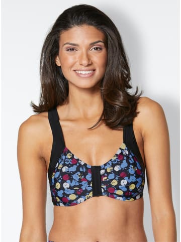 WITT WEIDEN Bikini-Oberteil in schwarz-getupft