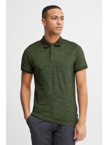 BLEND Poloshirt BHAlfredo - 20715926 ME  Meliertes Poloshirt in Grün
