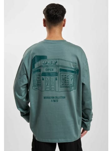 DEF Longsleeve "Open Longsleeve" in Grün