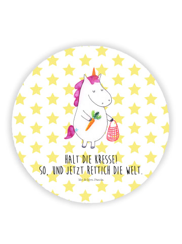 Mr. & Mrs. Panda magnet Einhorn Gemüse mit Spruch in Weiß