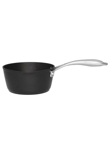 Maku Topf mit Ausgießer in Schwarz, Ø 16 cm