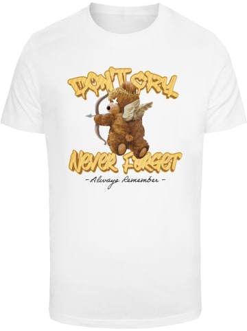 Mister Tee T-Shirt "Don't cry never forget Tee" in Weiß