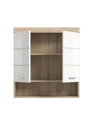 ebuy24 Badschrank Lambada Weiß 74 x 24 cm