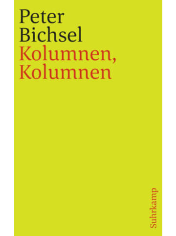 Suhrkamp Buch - Kolumnen, Kolumnen
