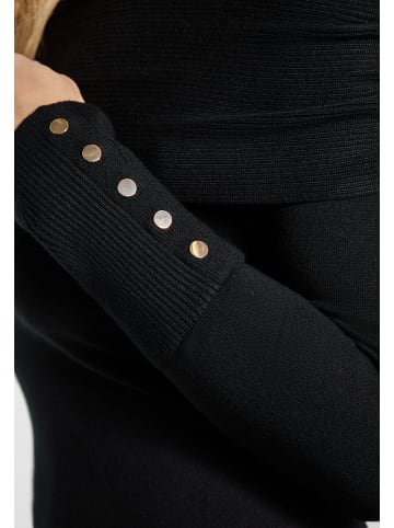 NAEMI Damen Kleid in SCHWARZ