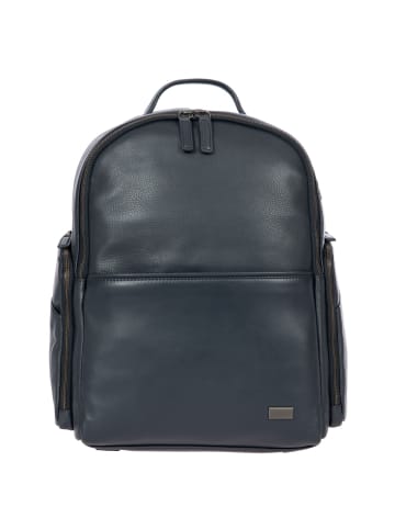 BRIC`s Torino Rucksack Leder 40 cm Laptopfach in navy