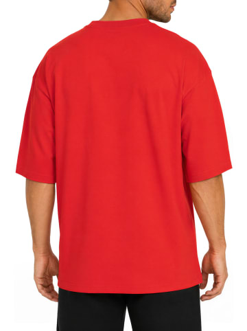 Reichstadt Herren Oversized T-Shirt in Red