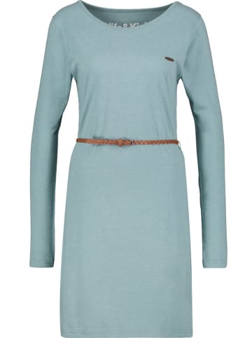 alife and kickin Minikleid "Ellinak A Longsleeve Dress" in Grün