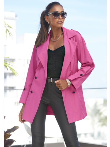 LASCANA Trenchcoat in fuchsia