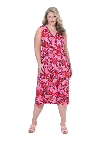 MIAMODA Kleid in dunkel weinrot