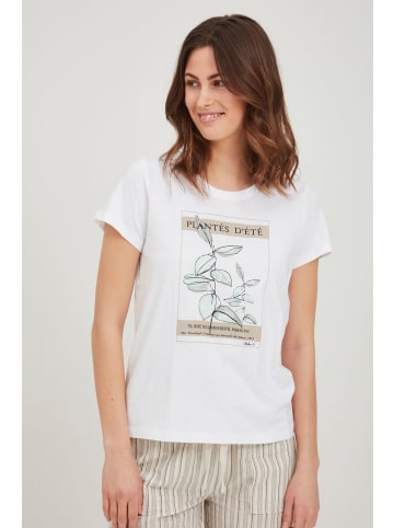 Fransa T-Shirt FRAMPLANT 1 T-shirt - 20609213 in weiß