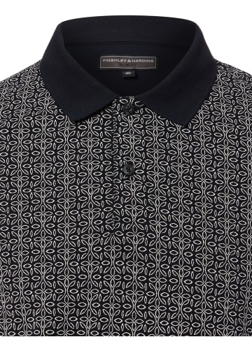 Finshley & Harding Shirt in marine weiß
