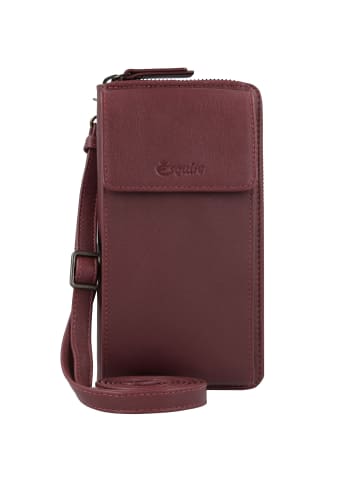 Esquire Peru Handytasche Leder 10 cm in rot