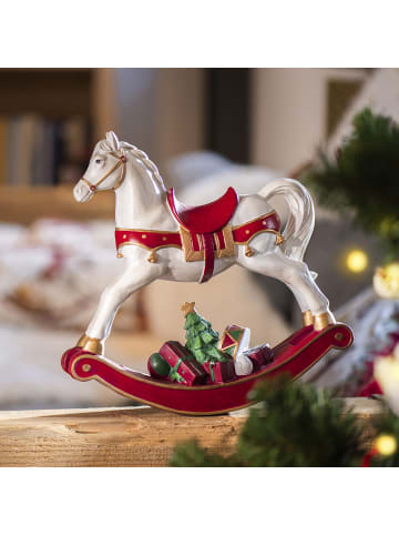 Villeroy & Boch Schaukelpferd XL Winter Collage in bunt