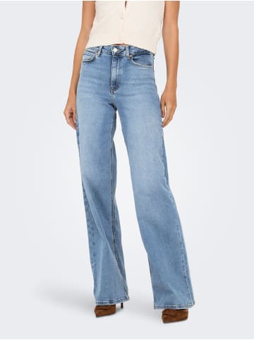 ONLY Jeans mit weitem Bein in Light Blue Denim