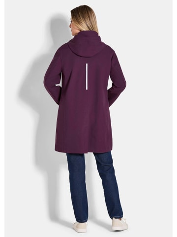 GOLDNER Funktionsjacke Wetterfeste Regenjacke mit Kapuze in beere