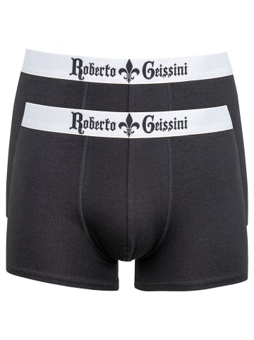 Roberto Geissini Boxershorts 2er Pack-schwarz